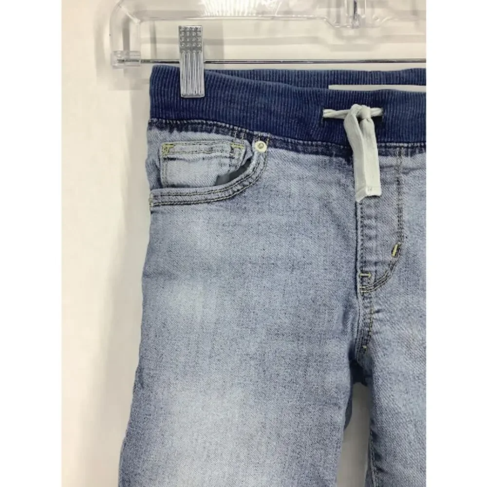 Old Navy Boys Karate Slim Stretch Denim Jean Shorts Kids Youth Size Medium